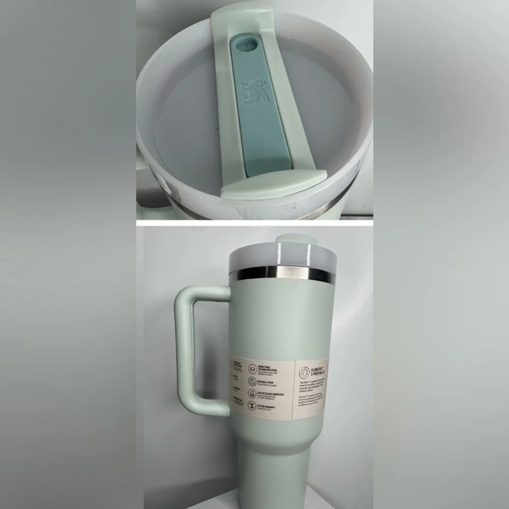 Stanley FlowState Quencher H2.0 Tumbler / 40oz / Color: Mist / light Green - Picture 8 of 10